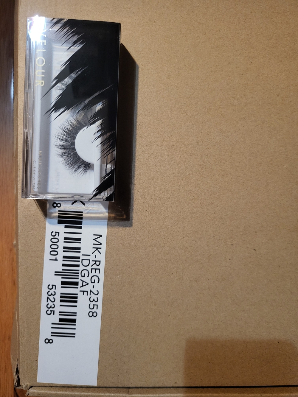 Velour IDGAF False Eyelash Strip - Full Black Wispy Lashes